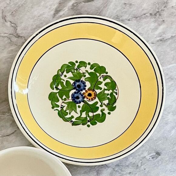 VTG Royal Adams Titian Ware Hand-Painted Cups & Saucers (Set of 2) | Circa 1910 - Picture 4 of 5